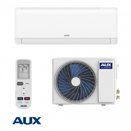 AUX Neo ASW-H09B5A4/QDR3DI-C0 Inverter Air Conditioner, 9,000 BTU, 18 m², A++, R-32, White