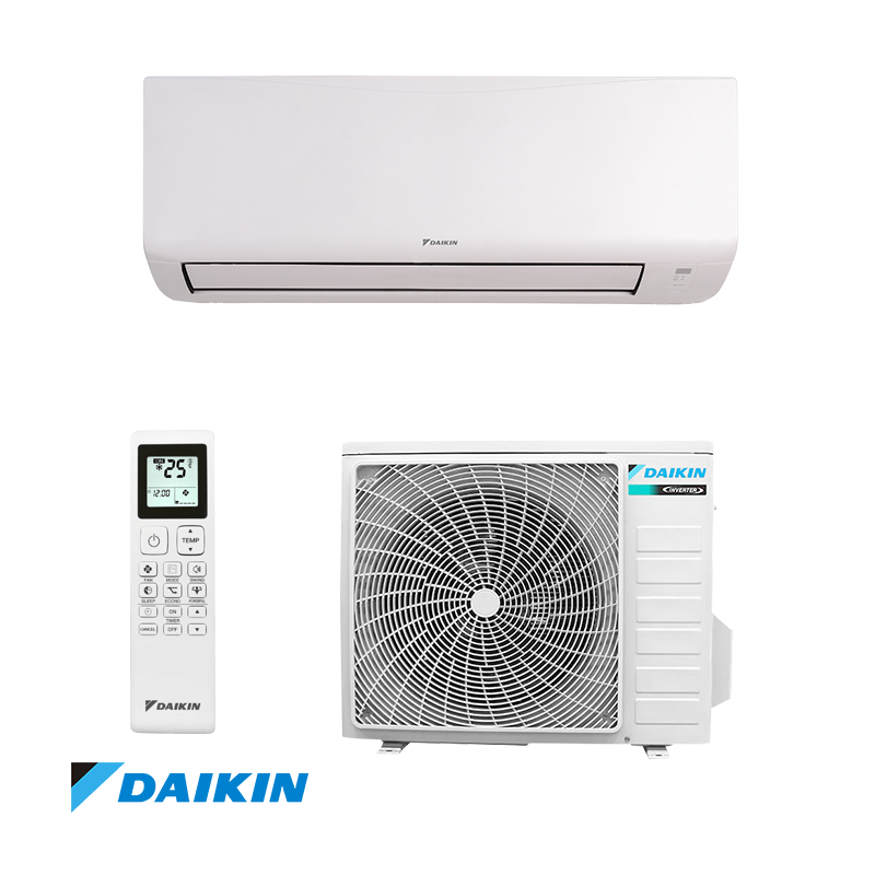 Инверторен климатик Daikin Sensira FTXC25D + RXC25D, 9000 BTU, 20 м2, A++, R-32, Bluevolution технология, Бял