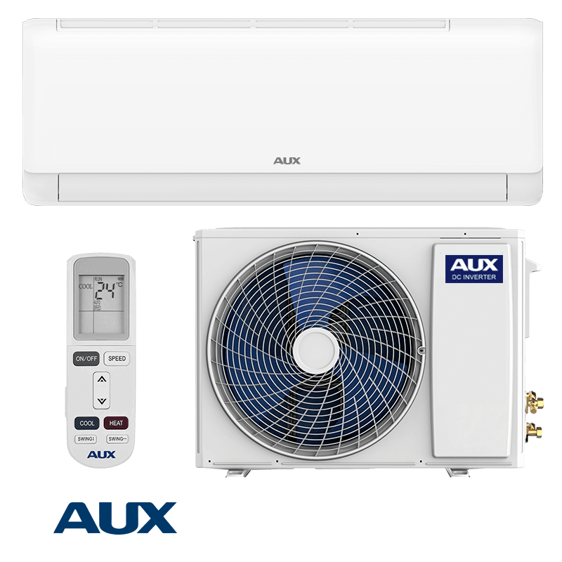 Инверторен климатик AUX Neo ASW-H24F7A4/QDR3DI-B9, 24000 BTU, 44 м2, A++, R-32, Бял