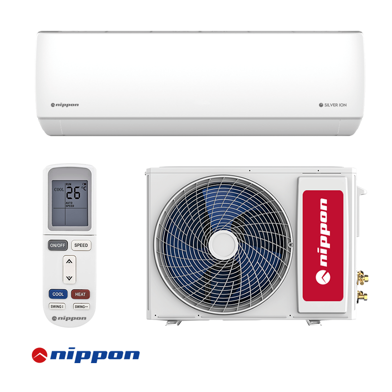 Aparat de aer conditionat inverter Nippon KFR 18DC SILVER ION 2, 18000 BTU, 35 m², A++, R-32, Alb