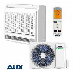 Κλιματιστικό Inverter AUX AUCO-H18/4R3B + AL-H18/NDR3HB2(U), 18000 BTU, 35 m2, A++, Μονάδα δαπέδου, R-32, Λευκό