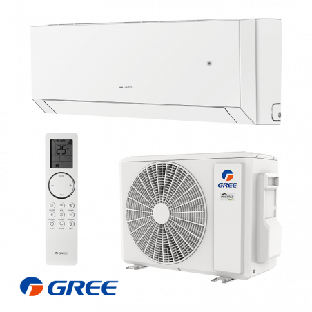 Инверторен климатик Gree Clivia GWH18AUDXD-K6DNA2A, 18000 BTU, 34 м2, А++, Wi-Fi, R-32, Бял