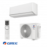 Gree Airy GWH09AVCXB-K6DNA1B Inverter Air Conditioner, 9,000 BTU, 19 m², A+++, Wi-Fi, R-32, White