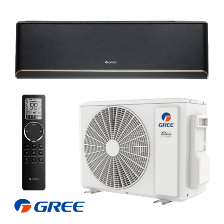 Gree Airy GWH24AVEXF-K6DNA1A Inverteren climatik Gree Airy GWH24AVEXF-K6DNA1A Inverteren climatik Gree Airy GWH24AVEXF-K6DNA1A - fekete