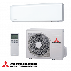 Aparat de aer conditionat inverter Mitsubishi Heavy Industries SRK50ZS-WF + SRC50ZS-W, 18 000BTU, 36 m², A++/A++, R-32, Alb