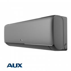 Инверторен климатик AUX New-Q ASW-H12C5A4/QFR3DI-C0, 12000 BTU, 25 м2, A++, Wi-Fi, R-32, Черен
