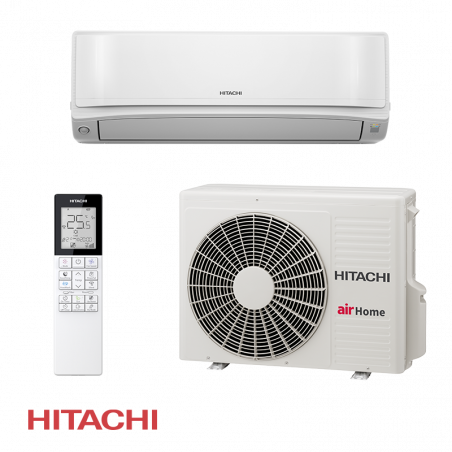 Aparat de aer conditionat inverter Hitachi AirHome 600 RAK-VJ50RHAE / RAC-VJ50WHAE, 18 000BTU, 37 m², A++/A++, R-32, Alb