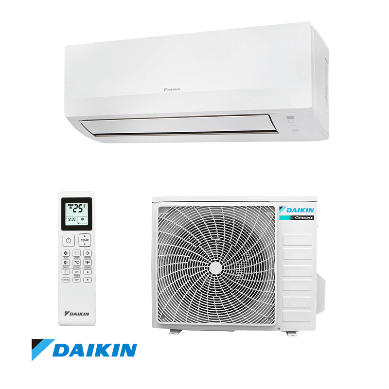 Инверторен климатик Daikin Sensira FTXC25E + RXC25E, 9000 BTU, 20 м2, Wi-Fi, R-32, Бял