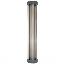 Uscator pentru vase pliabil Kinghoff KH 1903, 45x32 cm, Rezistent la coroziune, Margini din silicon, Antiderapant, Pliabil, Inox/gri
