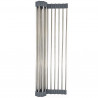 Uscator pentru vase pliabil Kinghoff KH 1903, 45x32 cm, Rezistent la coroziune, Margini din silicon, Antiderapant, Pliabil, Inox/gri