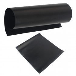 Set of 3 Kinghoff KH 1920 Baking Mats, For Barbecue/Grill, PTFE Non-Stick Coating, 40 x 33 cm, Heat-Resistant up to 200°C, Black