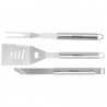 Kinghoff KH 1919 3-Piece Barbecue Set: Spatula, Fork, Tongs, Stainless Steel