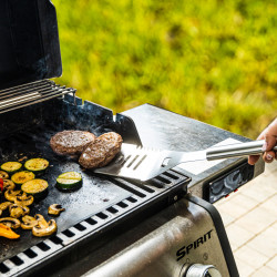 Σετ από 3 σκεύη BBQ Kinghoff KH 1919, Ανοξείδωτο ατσάλι, Εργονομικές λαβές, Inox