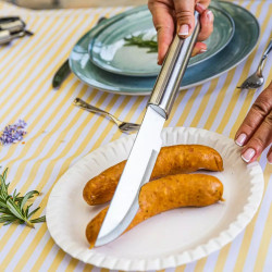 Комплект прибори за барбекю Klausberg KB 7901, 11 части, Куфар за пренасяне, Ергономични дръжки, Неръждаема стомана, Инокс