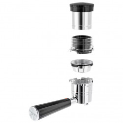 Espressor automat 3in1 Ninja Luxe Café Premier ES601, 1650W, 15 bar, 2 L, Barista Assist, Spumare fara contact, Rasnita incorporata, 4 moduri, 3 setari temperatura, Inox/Negru