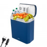 First Austria FA-5170-4-BU Electric Cooler, 58W, 24 L, Energy Class E, 2 settings, Internal divider, 12/220/240 V, Blue/White
