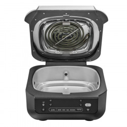 Фритюрник с горещ въздух и грил 5в1 Ninja Foodi Smart EG351EU, 1760W, 5.7 л, До 4 порции, 5 режима, Cyclonic Air, Smart Cook, Керамично покритие, Черен/инокс
