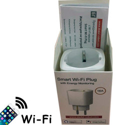 Priza SMART pentru OEM, SMART, WiFi, 16A, 2.4Ghz, 1T1R, Monitorizare putere, Alb