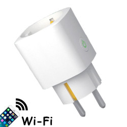 OEM, SMART, WiFi Power Outlet Adapter, 16A, 2.4GHz, 1T1R, Energy Monitoring, White