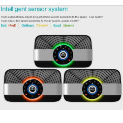 Oberon 488 2-in-1 Air Purifier and Humidifier, Wi-Fi, 85W, For up to 60 m², 488 m³/h, 8 speeds, Ionization, Remote Control, Touchscreen, White/Black