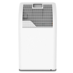 Purificator de aer atractiv Oberon 320, 80W, Pana la 60 m², 320 m³/h, 3 viteze, Wi-Fi, Ponizare, Senzori inteligenti, Telecomandă, Ecran tactil, Alb/Negru
