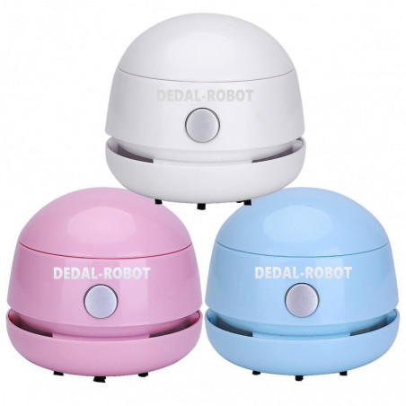 Mini aspirator cu încărcare USB Atractiv, Potrivit pentru praf și firimituri, 8x8 cm, Li-ion 600 mAh, asortat