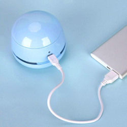 Мини прахосмукачка с USB зареждане Attractive, Подходяща за прах и трохи, 8х8 см, Li-ion 600 mAh, Асорти