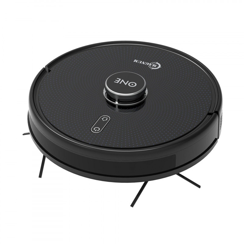 MAGNUM ONE Robot Vacuum Cleaner, 30 W, 2700 Pa, Dry and Wet Cleaning, 3-Stage Filtration, Wi-Fi, Voice Control, Black