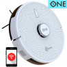 MAGNUM ONE Robot Vacuum Cleaner, 30 W, 2700 Pa, 3-stage filtration, Wi-Fi, Voice control, White