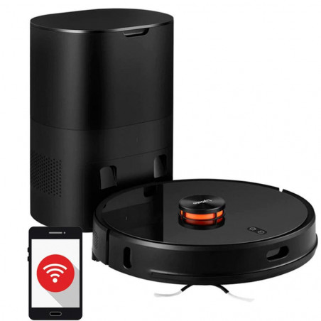 Xiaomi LYDSTO R1 Pro Robot Vacuum Cleaner, 50W, 5200 mAh Li-ion battery, 3000 Pa, Wi-Fi, Wet/Dry, Automatic Dust Collection, Up to 200 min runtime, Black