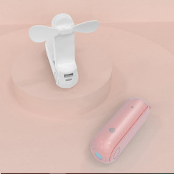 Вентилатор, фенерче и преносима батерия 3в1 Thermo Xiaomi, 4х3.3х12 см, Бял