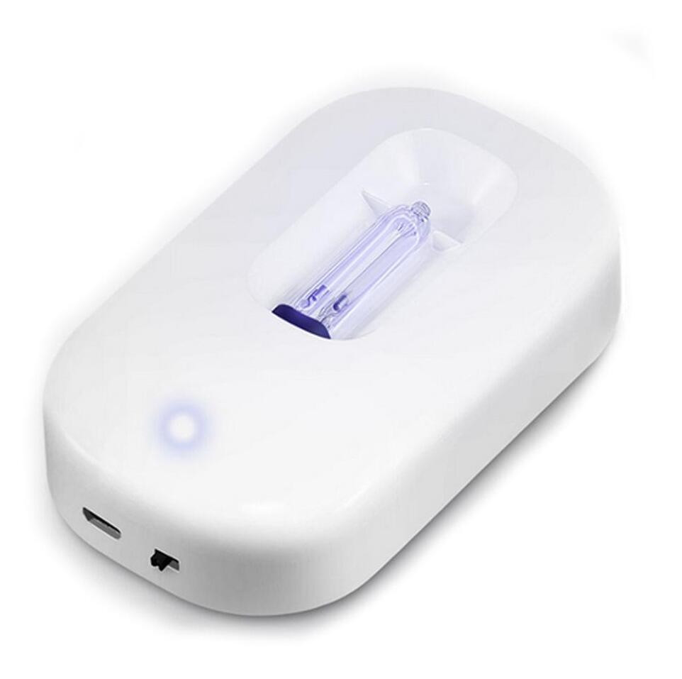 Автоматичен уред/робот за дезинфекция на повърхности Xiaomi Xiaoda, Li-Ion 3600 mAh, UV светлина и озон, 99.9% стерилизация, LED индикатори, Бял