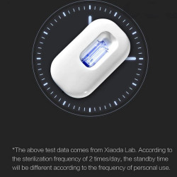 Автоматичен уред/робот за дезинфекция на повърхности Xiaomi Xiaoda, Li-Ion 3600 mAh, UV светлина и озон, 99.9% стерилизация, LED индикатори, Бял