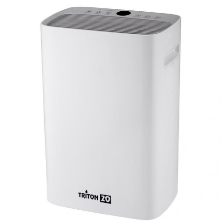 Attractive TRITON 20 Dehumidifier, 340W, 2.5 L, Up to 24 L in 24 hours, R290, Timer, Automatic Defrost, Humidity Sensor, White