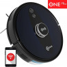 MAGNUM ONE Plus Robot Vacuum Cleaner, Li-ion 3200 mAh, 50W, 3000 Pa, 0.6 L, Wi-Fi, Voice Control, Scheduling, HEPA, Room Recognition, Black