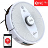 MAGNUM ONE Plus Robot Vacuum Cleaner, Li-ion 3200 mAh, 50W, 3000 Pa, 0.6 L, Wi-Fi, Voice Control, Scheduling, HEPA, Room Recognition, White