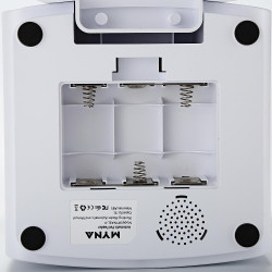 Dozator automat SMART granule pentru caini si pisici MYNA, 5 l, Camera, Aplicatie Wi-Fi, Blocare buton, Mancare uscata, Alb/Negru