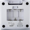 Dozator automat SMART granule pentru caini si pisici MYNA, 5 l, Camera, Aplicatie Wi-Fi, Blocare buton, Mancare uscata, Alb/Negru