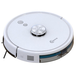 MAGNUM UV+ Robot Vacuum with UVC Sterilization Lamp, Li-ion 5200 mAh, 50W, 3000 Pa, 3 Speed Settings, Wi-Fi, Up to 280 Minutes of Run Time, For Areas Up to 250 m², White