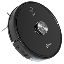 MAGNUM UV+ Robot Vacuum with UVC Sterilization Lamp, Li-ion 5200 mAh, 50W, 3000 Pa, 3 Speed Settings, Wi-Fi, Up to 280 Minutes of Run Time, For Areas Up to 250 m², Black