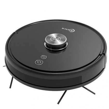 MAGNUM UV+ Robot Vacuum with UVC Sterilization Lamp, Li-ion 5200 mAh, 50W, 3000 Pa, 3 Speed Settings, Wi-Fi, Up to 280 Minutes of Run Time, For Areas Up to 250 m², Black