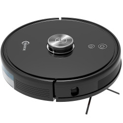 Robot aspirator cu lampa de sterilizare UVC MAGNUM UV+, Li-ion 5200 mAh, 50W, 3000 Pa, 3 trepte, Wi-Fi, Autonomie de pana la 280 min, Pana la 250 m², Negru