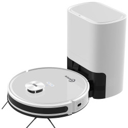 MAGNUM MAX Robot Vacuum Cleaner, Li-ion 3200 mAh, 42W, SMART, 3000 Pa, 0.24 L, Wi-Fi, Voice Control, Dry and Wet Cleaning, Scheduling, HEPA, Room Recognition, White