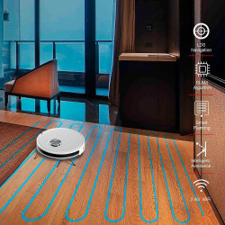 MAGNUM MAX Robot Vacuum Cleaner, Li-ion 3200 mAh, 42W, SMART, 3000 Pa, 0.24 L, Wi-Fi, Voice Control, Dry and Wet Cleaning, Scheduling, HEPA, Room Recognition, White