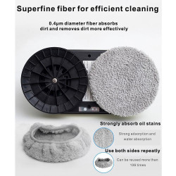 Robot curatare geamuri Spider SPRAY 1, 80W, 30 ml, 5600Pa, 3 moduri, Baterie incorporata, Pulverizare, Negru