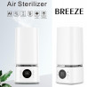 Attractive BREEZE 2-in-1 Humidifier and Air Sterilizer, For up to 40 m², 8 L, 360 ml/h, 3 settings, Touchscreen, Humidifying and Sterilizing Mist, White