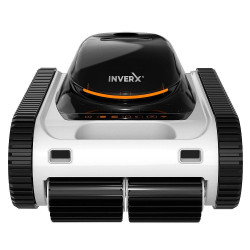 Robot cuaratare piscine fara fir Fairland X-Warrior X60, 110W, 10 Ah, SMART, Pana la 200 m², Autonomie pana la 6 h, Full-Inverter, 3D S Path, Alb