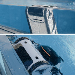 Robot cuaratare piscine fara fir Fairland X-Warrior X60, 110W, 10 Ah, SMART, Pana la 200 m², Autonomie pana la 6 h, Full-Inverter, 3D S Path, Alb