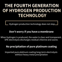 Elixir Portable Hydrogen Water Bottle, 1.2W, 1800 mAh Battery, 260 ml, OLED Display, USB Charging, Silver