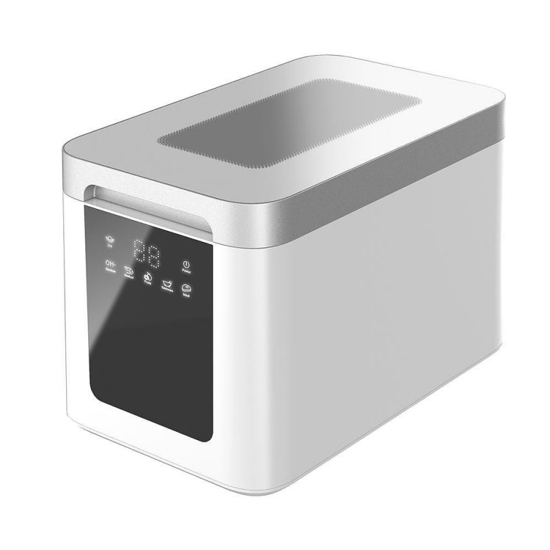 Purificator de alimente si apa Elixir, 72W, 9 L, Afisaj digital, 3 trepte, Control prin ecran tactil, 6 procese inteligente, Alb